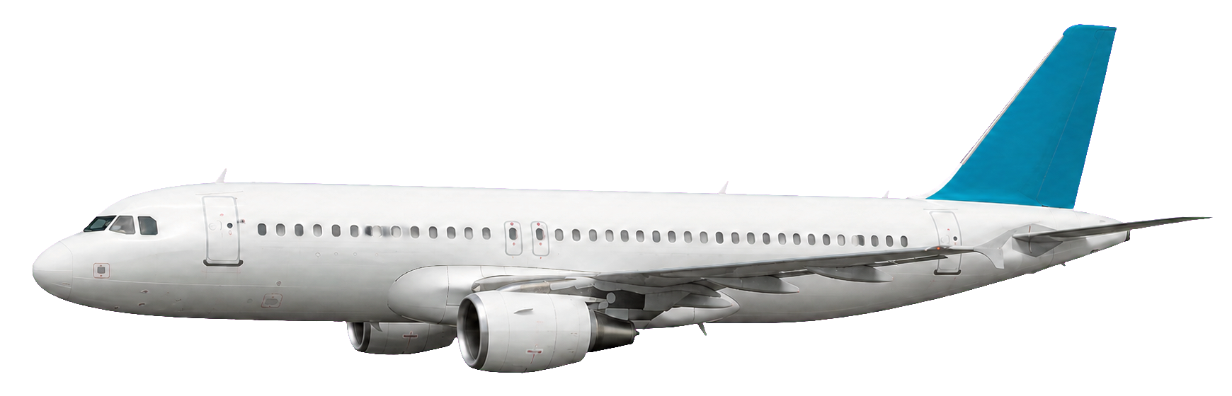 Side-profile illustration of an Airbus A320-200 with XOVEE tail livery