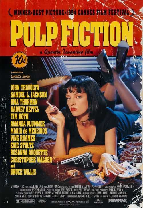Pulp Fiction (1994), directed by Quentin Tarantino.