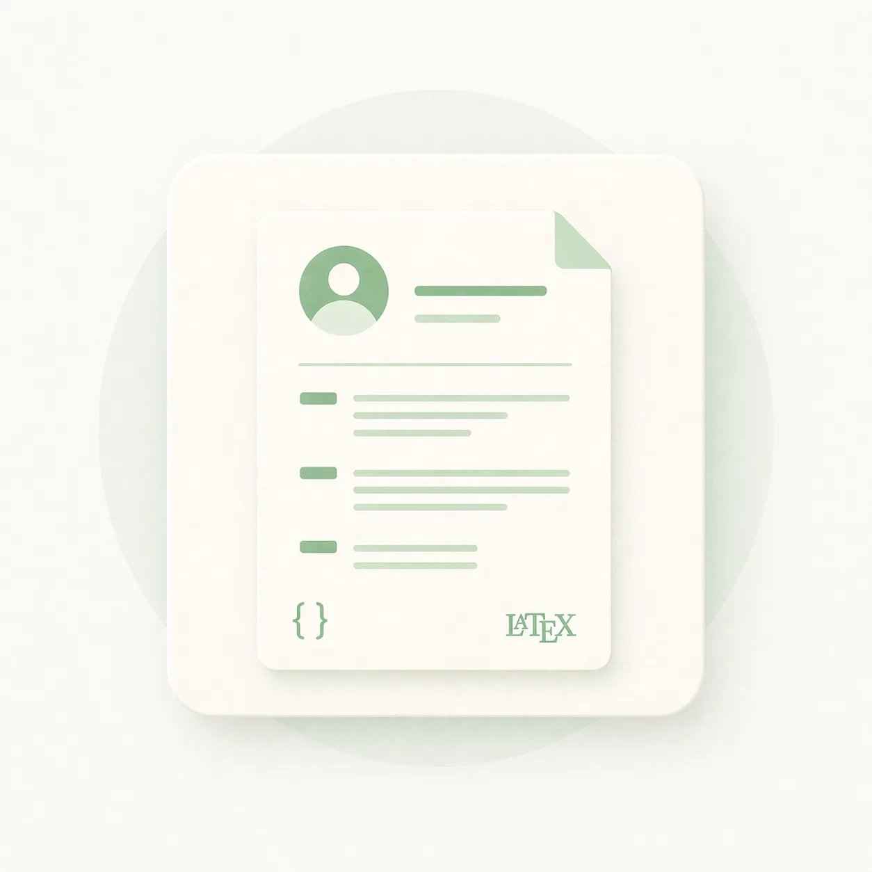 CV LaTeX Template thumbnail